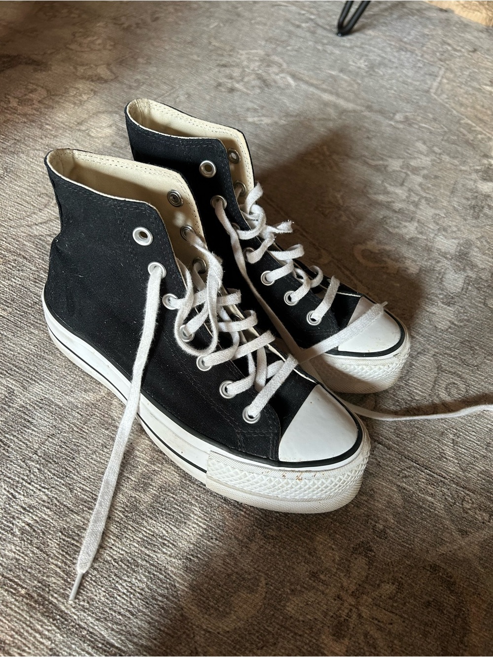 Black Platform Converse